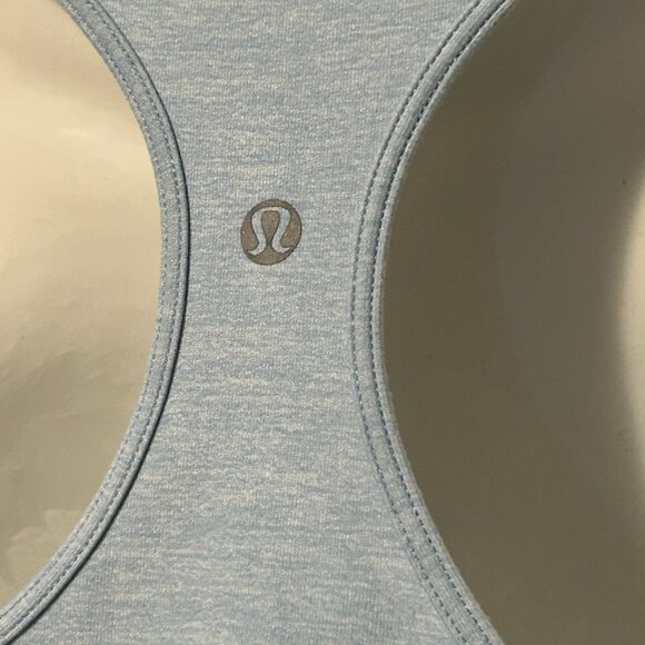 Lululemon Ice Blue Racerback Tank Top - Size 0 to 2 - Picture 5 of 7